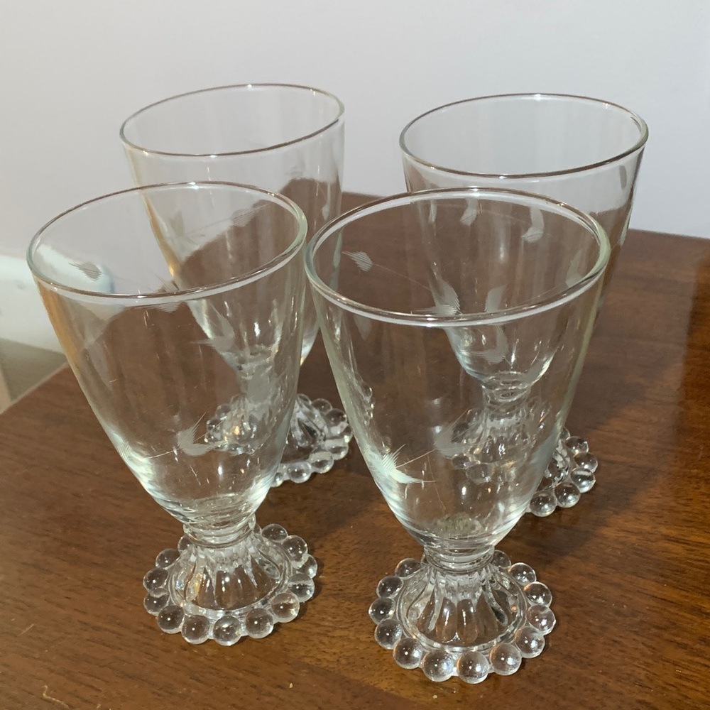 Berwick Boopie Anchor Hocking Vintage Glass Set
